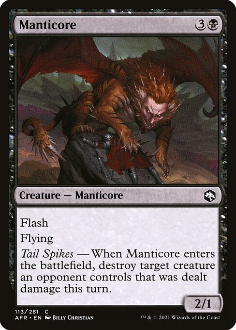 Manticore from Adventures in the Forgotten Realms