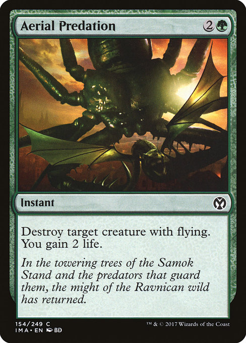 Aerial Predation highlighted card art