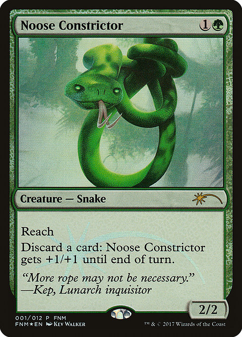 Noose Constrictor from Friday Night Magic 2017