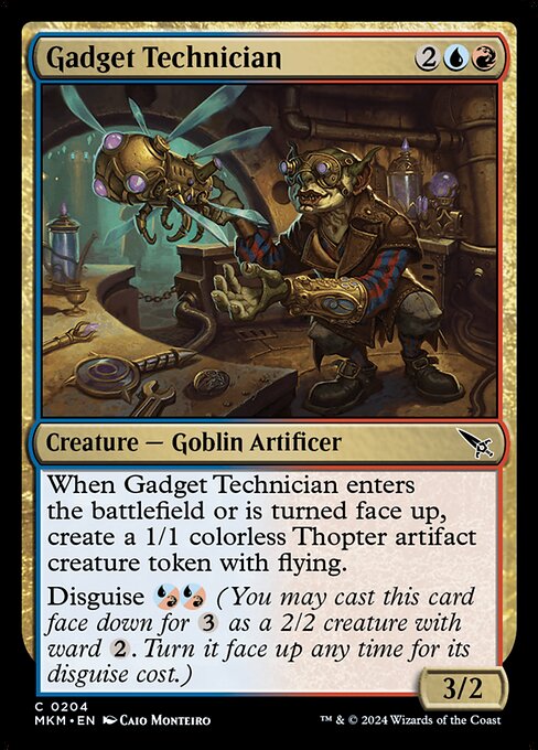 Gadget Technician highlighted card art