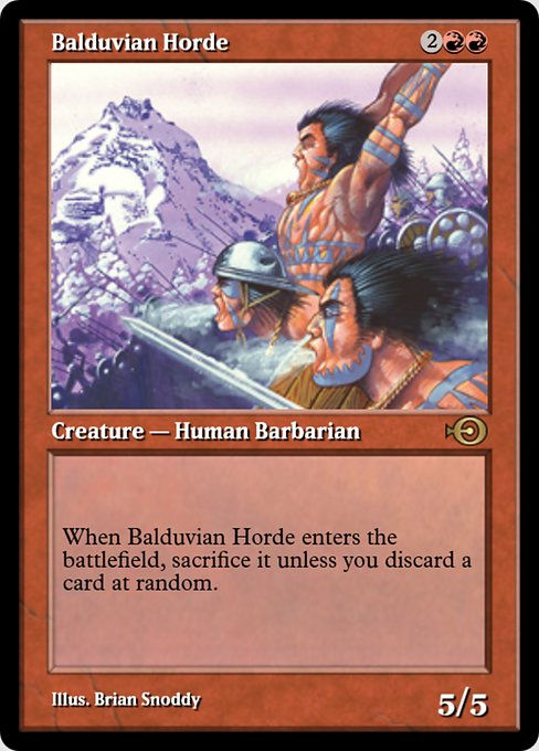 Balduvian Horde from Magic Online Promos