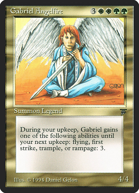 Gabriel Angelfire from Legends
