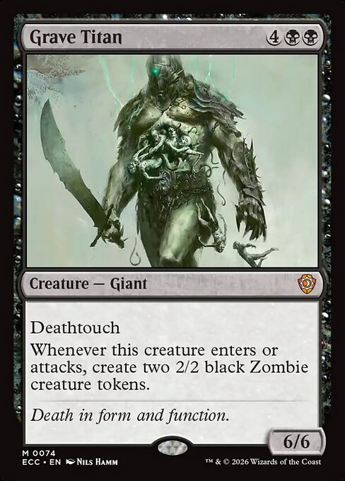 Grave Titan from Lorwyn Eclipsed Commander
