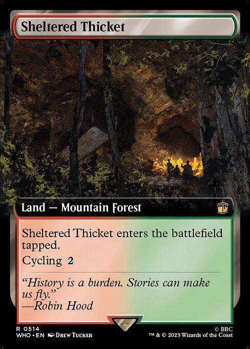 Sheltered Thicket from Doctor Who