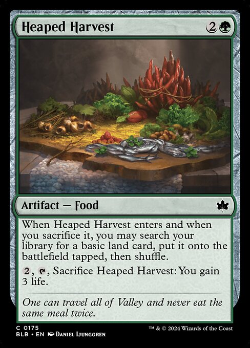 Heaped Harvest highlighted card art