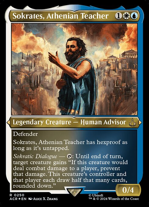Sokrates, Athenian Teacher highlighted card art
