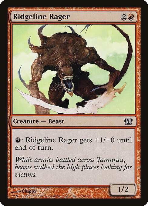 Ridgeline Rager highlighted card art