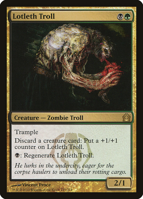 Lotleth Troll from Return to Ravnica