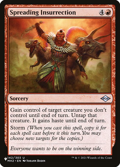 Spreading Insurrection from The List