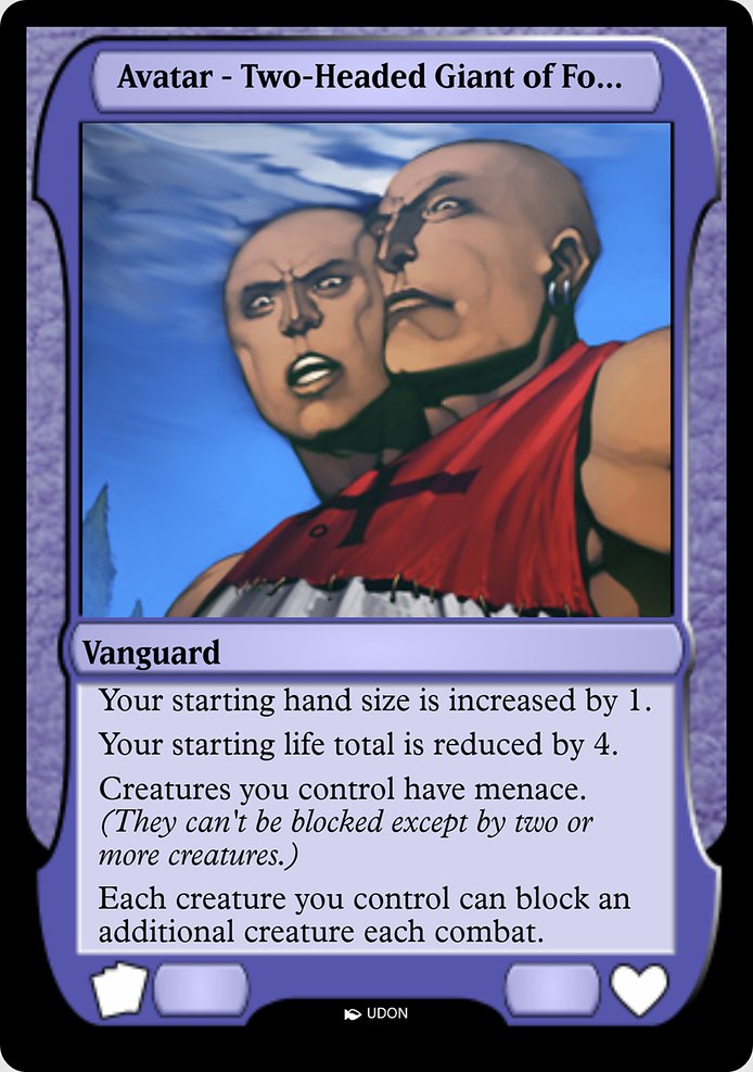 Two-Headed Giant of Foriys Avatar highlighted card art
