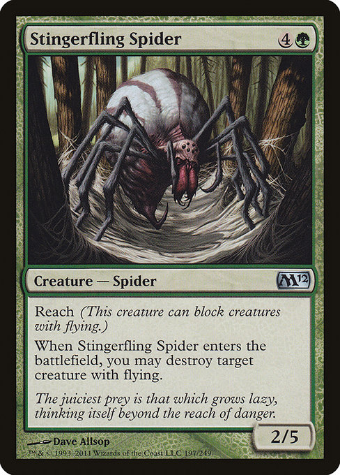 Stingerfling Spider from Magic 2012