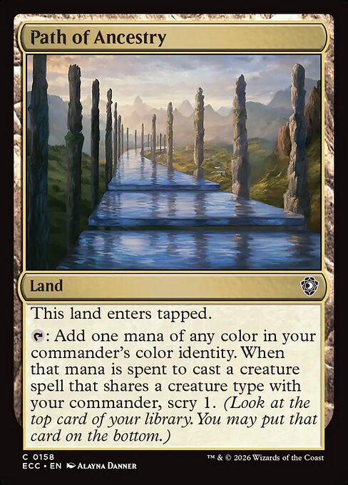 Path of Ancestry from Lorwyn Eclipsed Commander