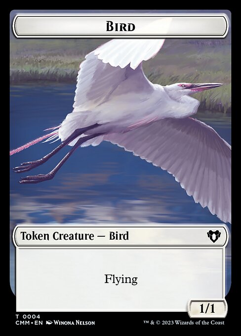 Bird from Commander Masters Tokens