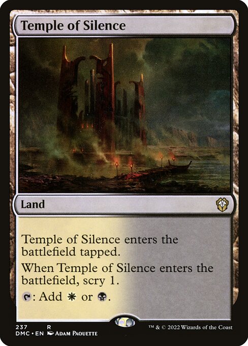 Temple of Silence from Dominaria United Commander