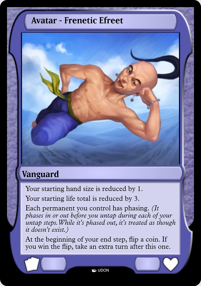 Frenetic Efreet Avatar highlighted card art