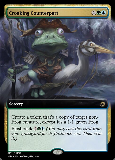 Croaking Counterpart highlighted card art