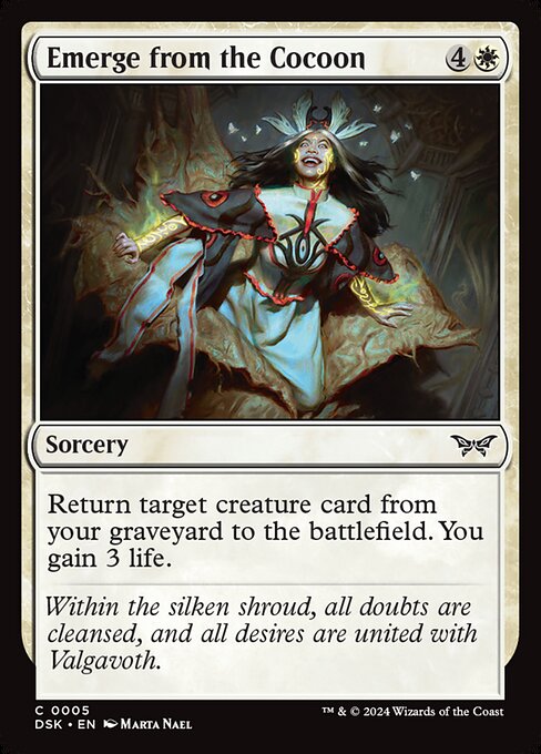 Emerge from the Cocoon highlighted card art