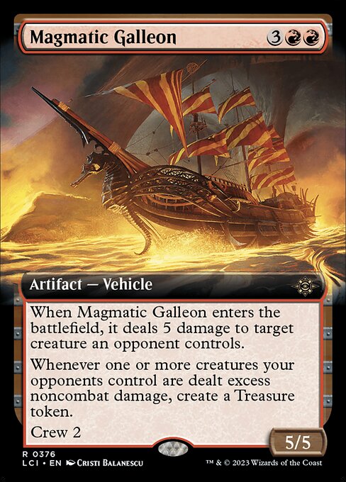 Magmatic Galleon from The Lost Caverns of Ixalan