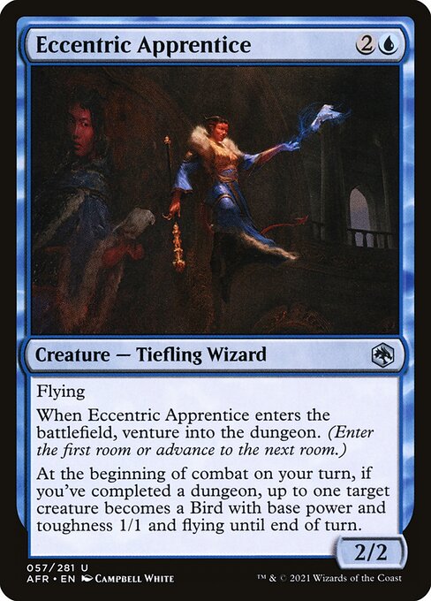 Eccentric Apprentice highlighted card art