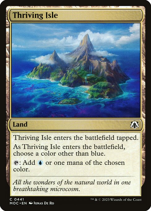 Thriving Isle from March of the Machine Commander