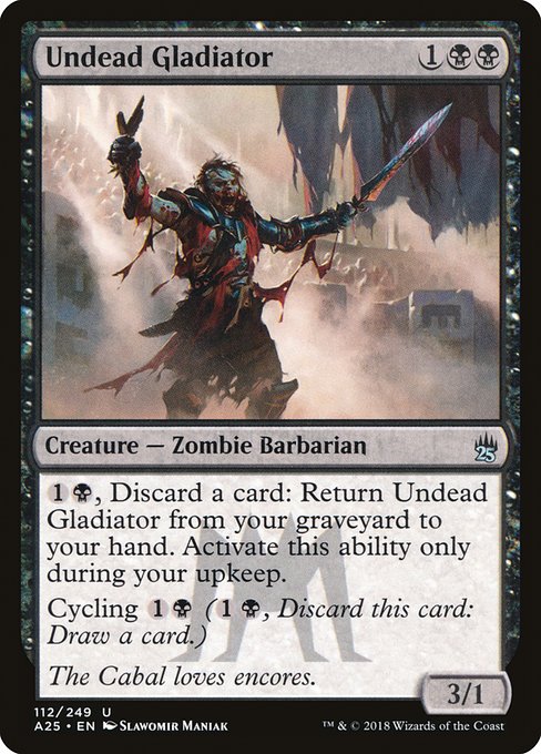 Undead Gladiator from Masters 25