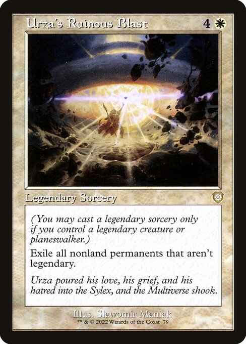 Urza's Ruinous Blast from The Brothers' War Commander