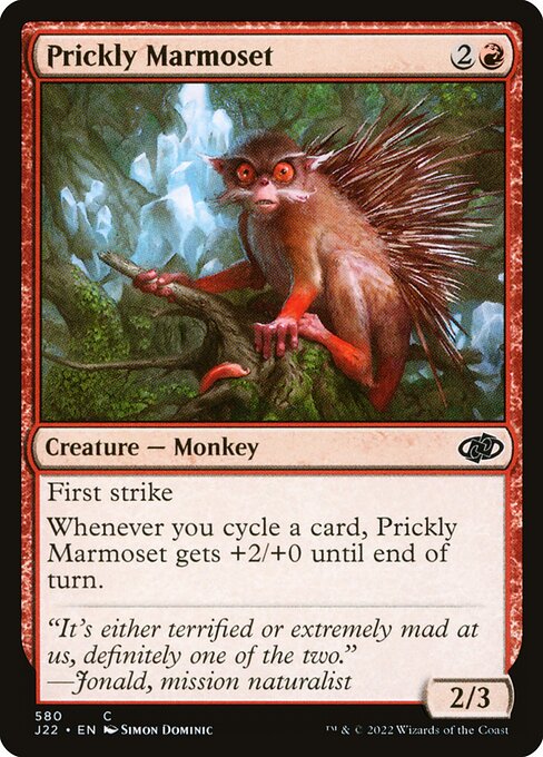 Prickly Marmoset highlighted card art