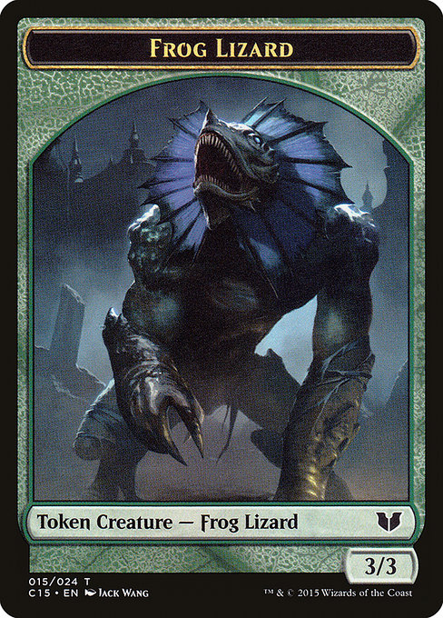 Frog Lizard from Commander 2015 Tokens