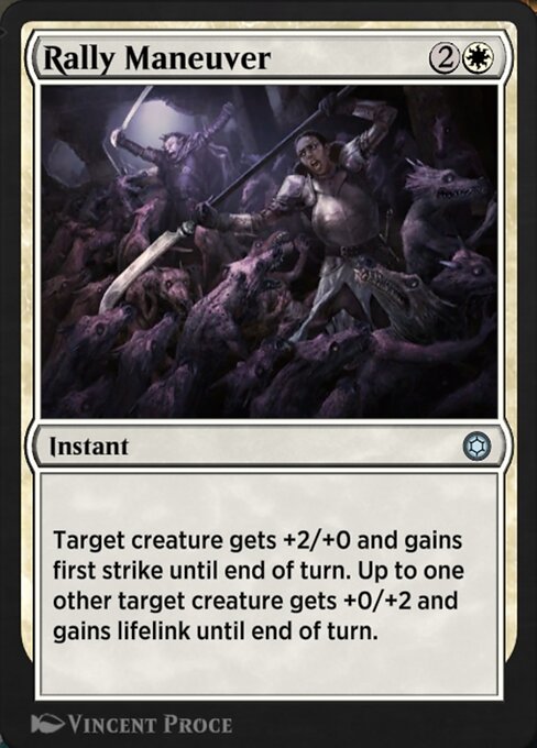 Rally Maneuver highlighted card art