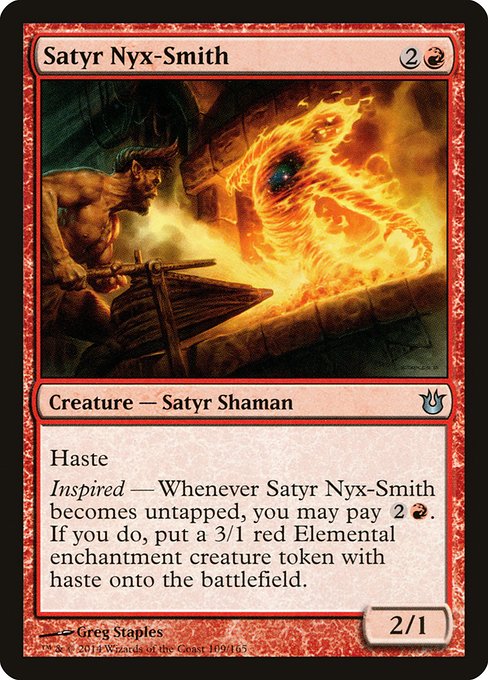 Satyr Nyx-Smith highlighted card art