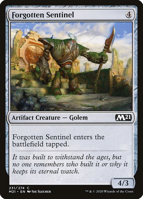 Forgotten Sentinel highlighted card art