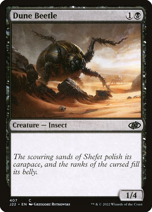 Dune Beetle highlighted card art