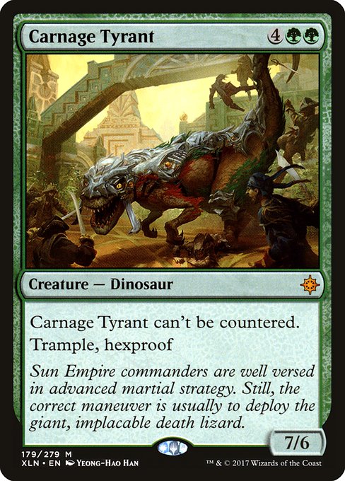 Carnage Tyrant from Ixalan