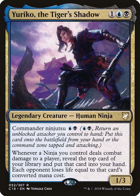 Yuriko, the Tiger's Shadow from Commander 2018