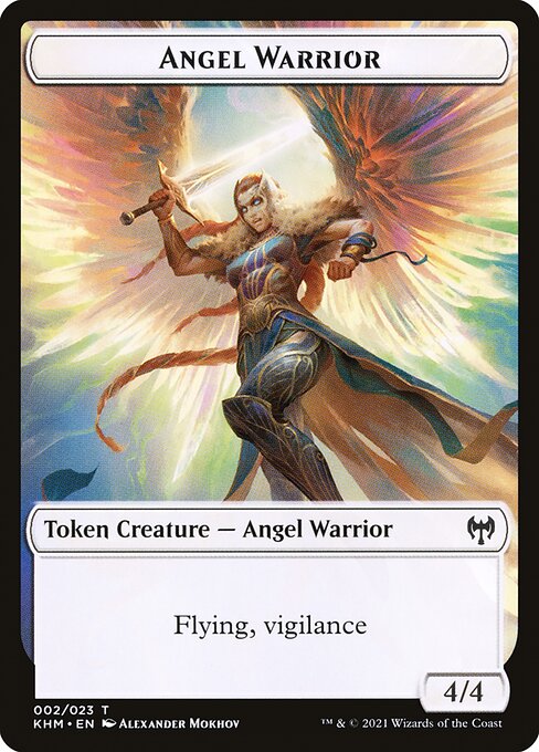 Angel Warrior from Kaldheim Tokens