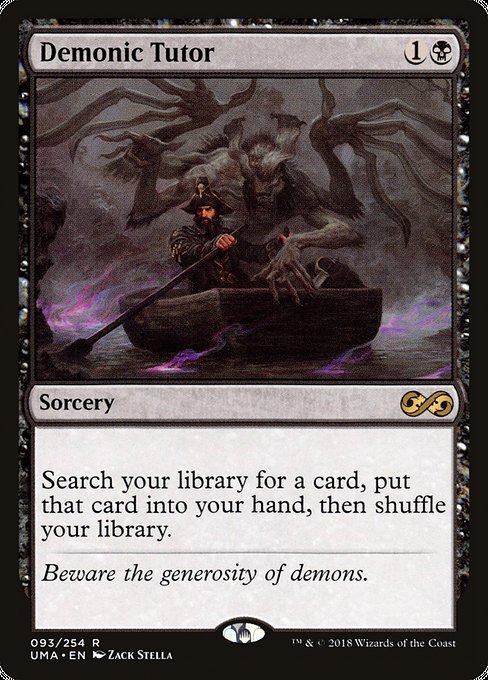Demonic Tutor from Ultimate Masters