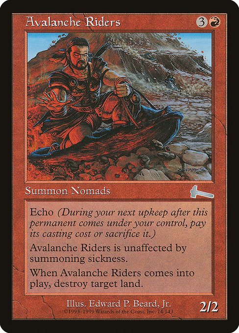 Avalanche Riders from Urza's Legacy