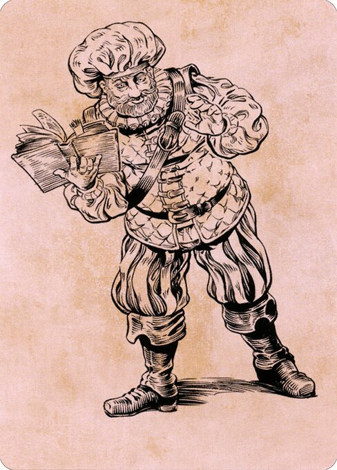 Volo, Itinerant Scholar // Volo, Itinerant Scholar from Battle for Baldur's Gate Art Series