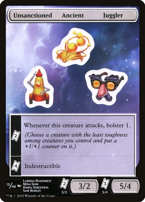 Unsanctioned Ancient Juggler highlighted card art