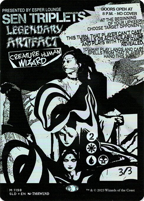 Sen Triplets highlighted card art