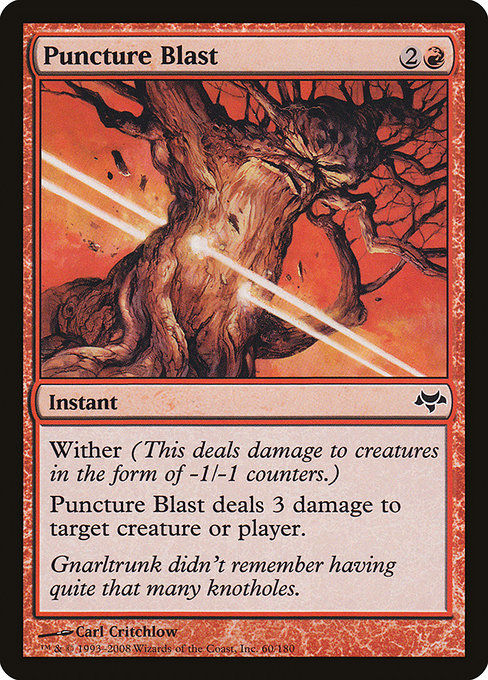 Puncture Blast highlighted card art