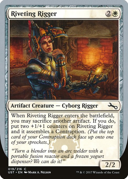 Riveting Rigger highlighted card art