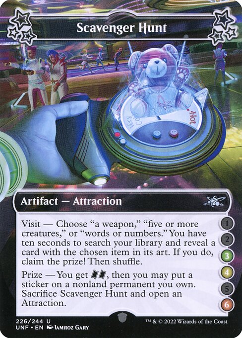 Scavenger Hunt highlighted card art