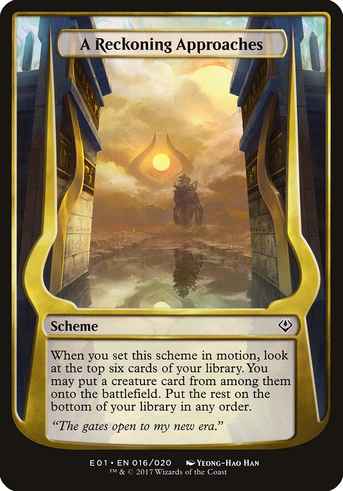 A Reckoning Approaches highlighted card art