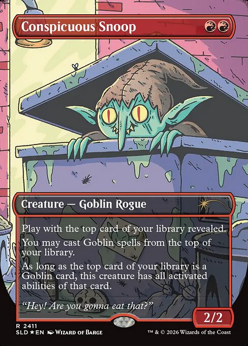Conspicuous Snoop highlighted card art