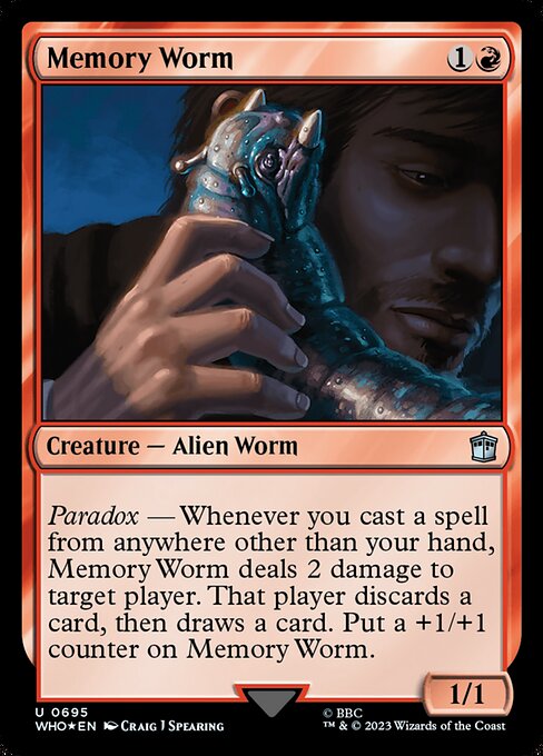 Memory Worm highlighted card art