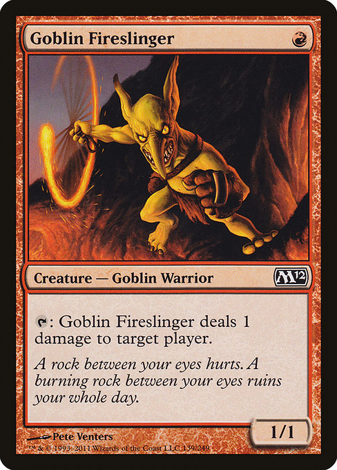 Goblin Fireslinger from Magic 2012