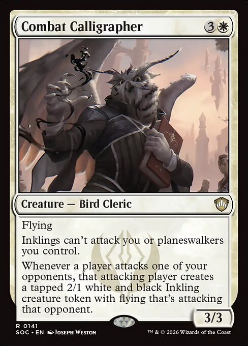 Combat Calligrapher from Secrets of Strixhaven Commander