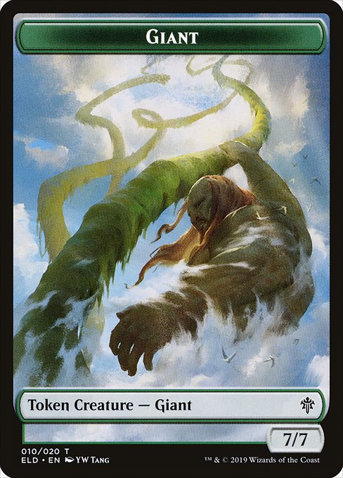 Giant highlighted card art