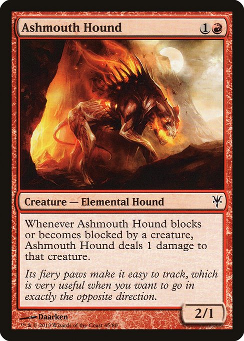 Ashmouth Hound from Duel Decks: Sorin vs. Tibalt